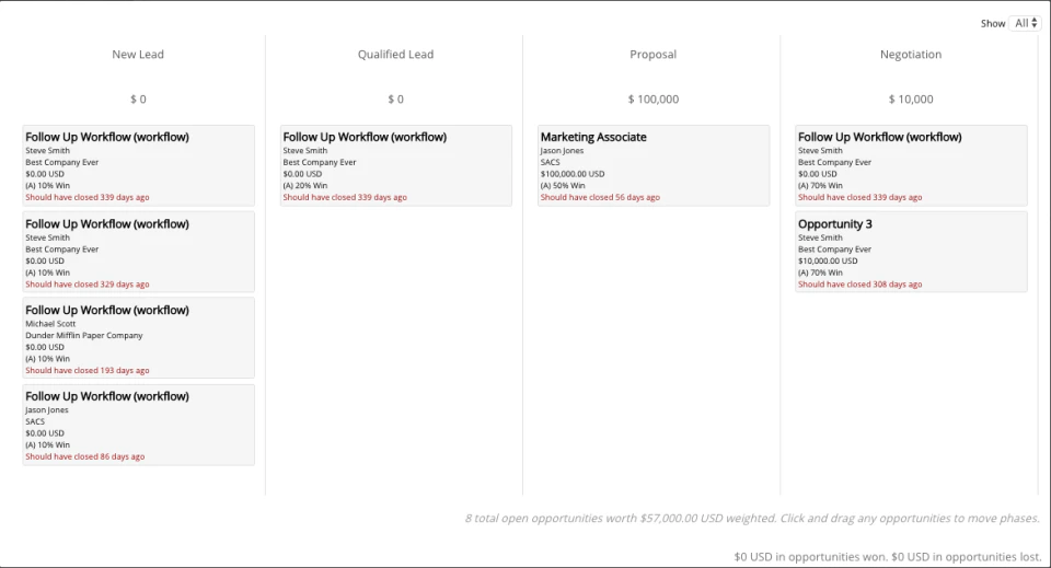 screenshot of Mission Suite